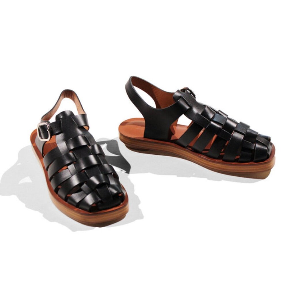 RACHEL COMEY FISHERMAN TUCKER SANDALS